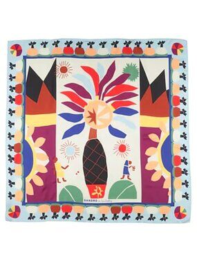 Sandro x Louis Barthélemy Silk Scarf